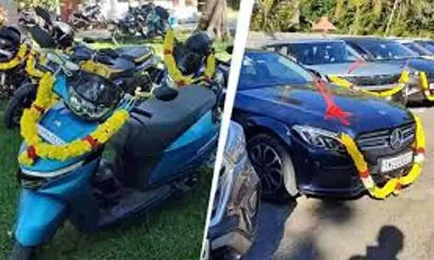 മെഴ്സിഡസ് ബെൻസ് ഉൾപ്പെടെ 28 കാറുകളും 29 ബൈക്കുകളും; ചെന്നൈ കമ്പനിയുടെ ദീപാവലി സമ്മാനം കണ്ട് ഞെട്ടി ജീവനക്കാർ