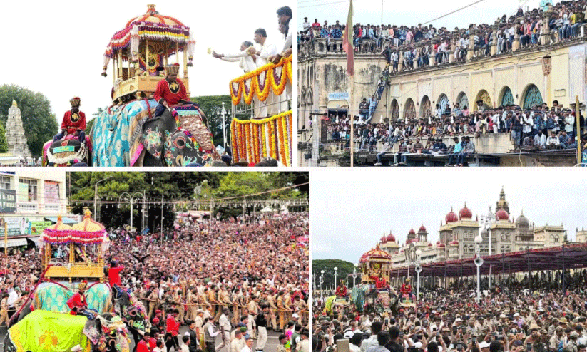 ല​ക്ഷ​ങ്ങ​ൾ​ക്ക് ദൃ​ശ്യ വി​രു​ന്നൊ​രു​ക്കി ജം​ബോ സ​വാ​രി​യോ​ടെ ദ​സ​റ കൊ​ടി​യി​റ​ങ്ങി