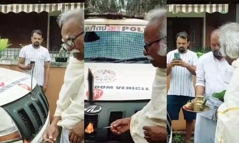 Kadannappally Ramachandran, Pooja, Vijayadasami Day Kadannappally Ramachandran, Pooja, Vijayadasami Day