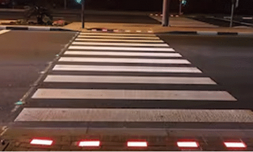 road crossing road crossing