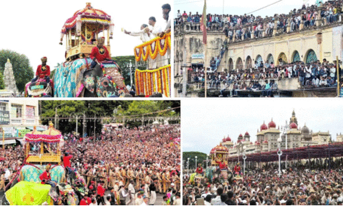 ല​ക്ഷ​ങ്ങ​ൾ​ക്ക് ദൃ​ശ്യ വി​രു​ന്നൊ​രു​ക്കി ജം​ബോ സ​വാ​രി​യോ​ടെ ദ​സ​റ കൊ​ടി​യി​റ​ങ്ങി