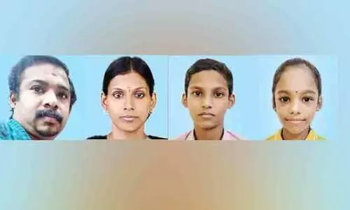അധ്യാപക ദമ്പതികളും മക്കളും മരിച്ച നിലയില്‍; മൃതദേഹം വൈദ്യപഠനത്തിന് നല്‍കണമെന്ന് കുറിപ്പ്