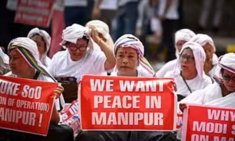 മെയ്തെയ്-കുക്കി സമാധാന ചർച്ചക്ക് ഡൽഹിയിൽ തുടക്കം മെയ്തെയ്-കുക്കി സമാധാന ചർച്ചക്ക് ഡൽഹിയിൽ തുടക്കം