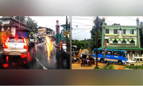 traffic block in puthalam junction