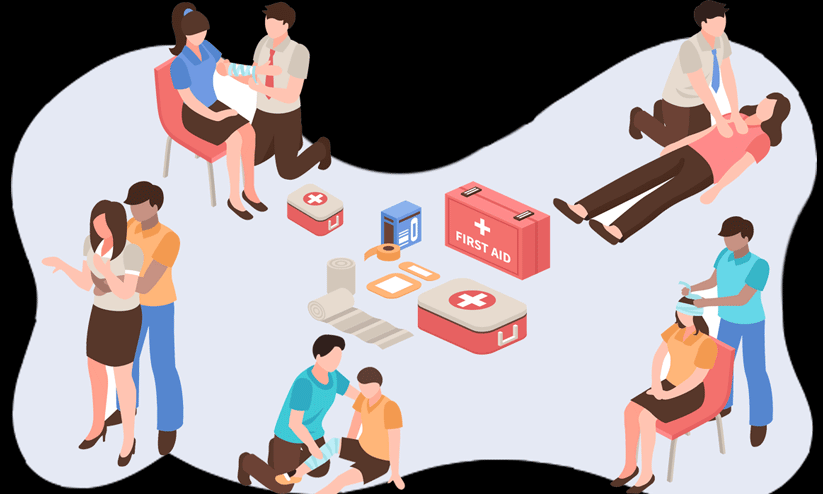 First aid training class First aid training class