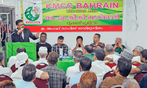 മു​സ്‌​ലിം ലീ​ഗ് നേ​താ​ക്ക​ൾ​ക്ക് സ്വീ​ക​ര​ണം ന​ൽ​കി