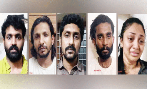 എം.ഡി.എം.എയുമായി അഞ്ചുപേർ പിടിയിൽ എം.ഡി.എം.എയുമായി അഞ്ചുപേർ പിടിയിൽ