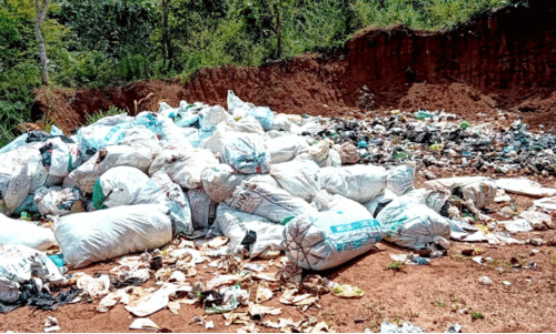 മണലകത്ത് പ്ലാസ്റ്റിക് മാലിന്യം കത്തിച്ച നിലയിൽ; രണ്ടു ദിവസമായിട്ടും നടപടിയില്ല