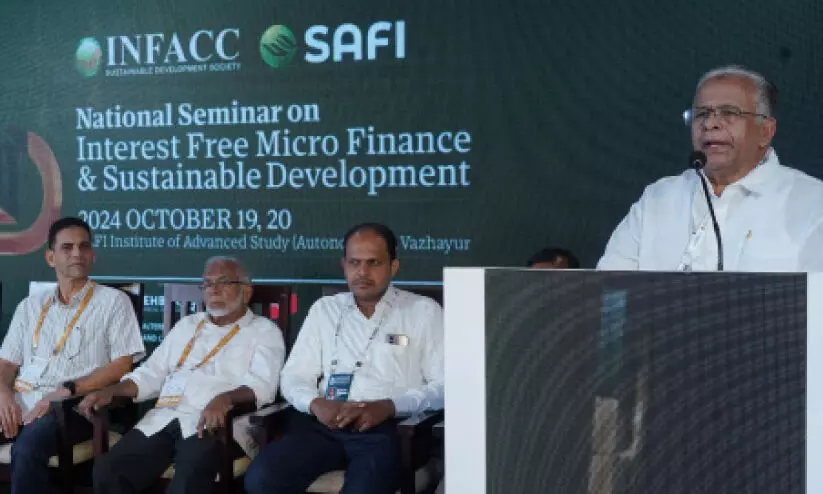 Interest free system, ET Mohammed Basheer