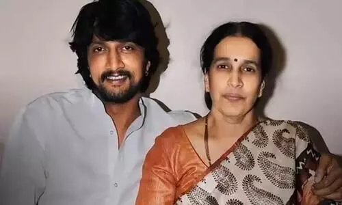 Kichcha Sudeeps mother Saroja Sanjeev dies in Bengaluru