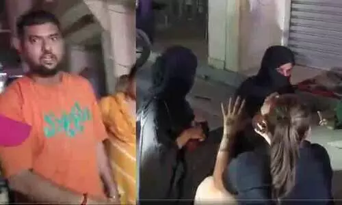 മൈലാഞ്ചിയിലും വർഗീയ വിഷം പുരട്ടാൻ നീക്കം: ‘മുസ്‍ലിംസ്ത്രീകൾ ഹിന്ദുക്കൾക്ക് മൈലാഞ്ചിയിടരുത്, മെഹന്ദി ജിഹാദ് നേരിടാൻ ലാത്തിയെടുക്കും’