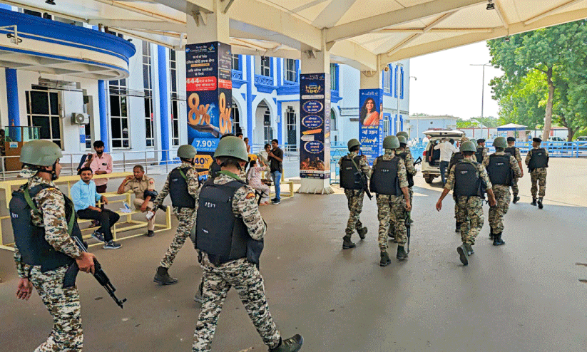 security forces at the airport were strengthened