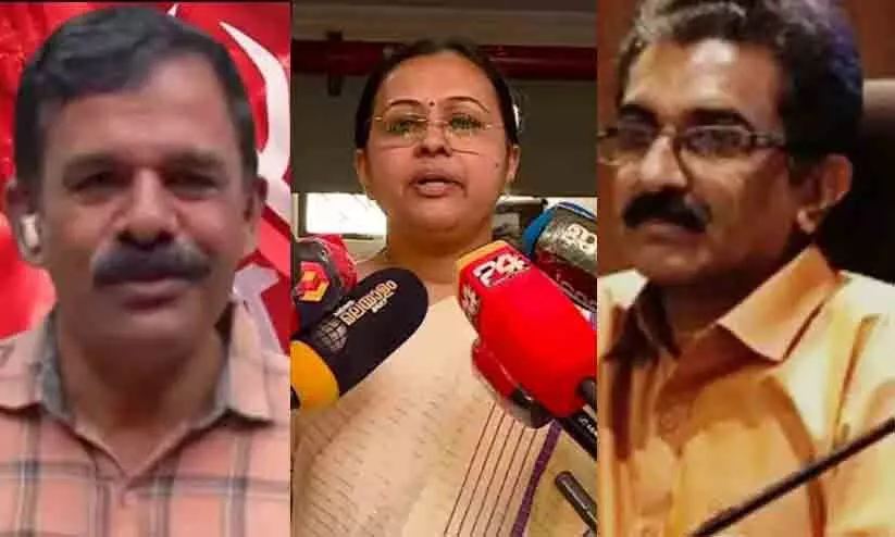 എ.ഡി.എമ്മിന്റെ മരണം: പ്രശാന്തൻ ഇനി സർവിസിൽ വേണ്ട -മന്ത്രി വീണ ജോർജ് എ.ഡി.എമ്മിന്റെ മരണം: പ്രശാന്തൻ ഇനി സർവിസിൽ വേണ്ട -മന്ത്രി വീണ ജോർജ്