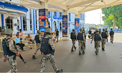security forces at the airport were strengthened