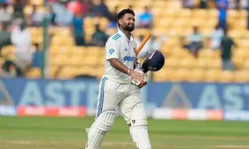 വിളിച്ചോളു നെടുംതൂൺ; ബാറ്റിങ് തകർച്ചയിലും ഒറ്റക്ക് പൊരുതി പന്ത്