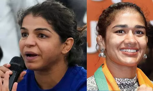 ‘ബ്രിജ്ഭൂഷണെതിരെ സമരത്തിന് പ്രേരിപ്പിച്ചത് ബി.ജെ.പി നേതാവ് ബബിത ഫോഗട്ട്, അവരുടെ ലക്ഷ്യം മറ്റൊന്ന്’; തുറന്നടിച്ച് സാക്ഷി മാലിക് ‘ബ്രിജ്ഭൂഷണെതിരെ സമരത്തിന് പ്രേരിപ്പിച്ചത് ബി.ജെ.പി നേതാവ് ബബിത ഫോഗട്ട്, അവരുടെ ലക്ഷ്യം മറ്റൊന്ന്’; തുറന്നടിച്ച് സാക്ഷി മാലിക്