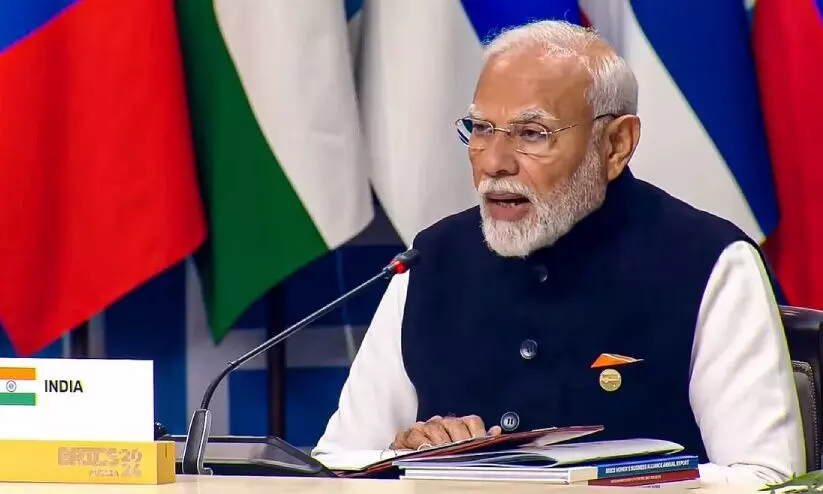 ഭീകരതയെ നേരിടുന്നതിൽ ഇരട്ടത്താപ്പ് പാടില്ല -മോദി ഭീകരതയെ നേരിടുന്നതിൽ ഇരട്ടത്താപ്പ് പാടില്ല -മോദി