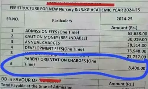 55,000 രൂപ നഴ്‌സറി അഡ്മിഷൻ ഫീസ്, പേരന്റ് ഓറിയന്റേഷൻ ഫീസ് 8,400; ഡോക്ടറുടെ എക്സ് പോസ്റ്റ് വൈറൽ