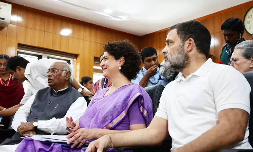 Mallikarjun Kharge, KC Venugopal Mallikarjun Kharge, KC Venugopal