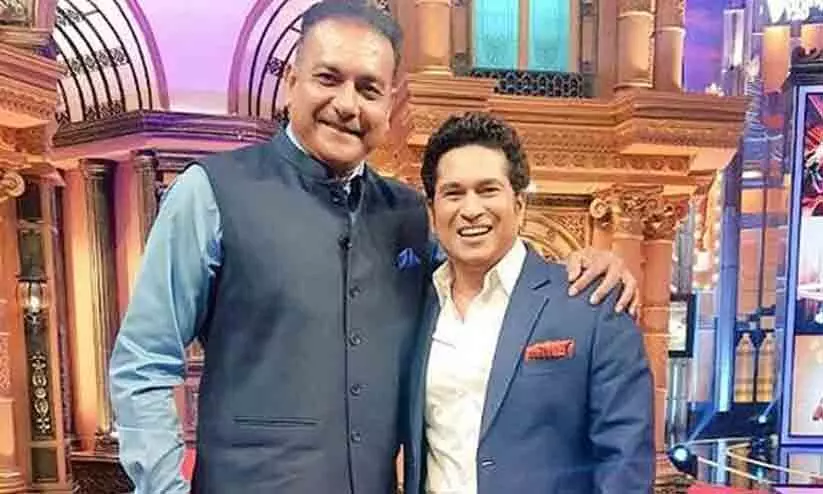 സചിൻ ടെണ്ടുൽക്കറിന്‍റെ പാന്റിൽ ഉറുമ്പുകൾ ഉള്ളത്പോലെയാണ്; രസകരമായ കമന്‍ററിയുമായി രവി ശാസ്ത്രി