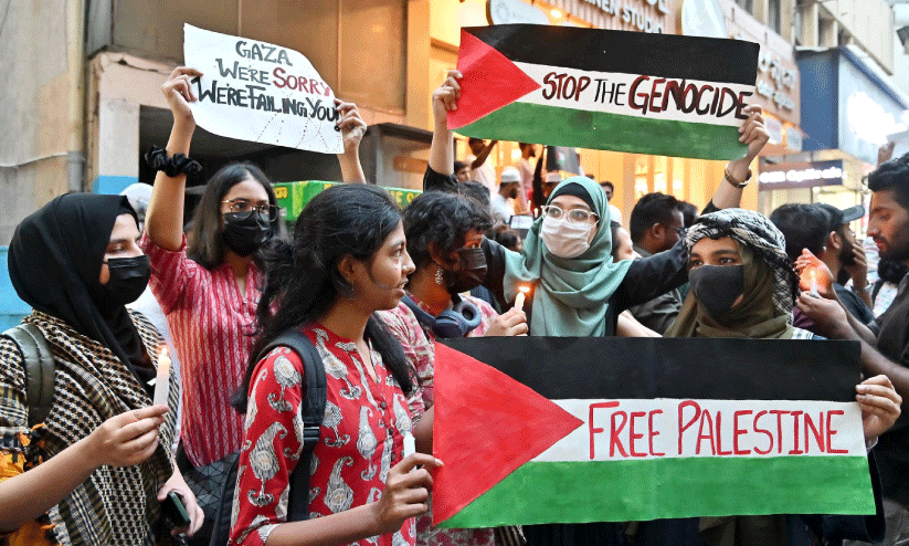 ഫ​ല​സ്തീ​ൻ ഐ​ക്യ​ദാ​ർ​ഢ്യ പ​രി​പാ​ടി​ക​ൾ​ക്ക് പൊ​ലീ​സി​ന്റെ അ​പ്ര​ഖ്യാ​പി​ത നി​യ​ന്ത്ര​ണം