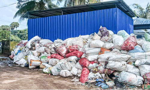 പു​തു​ന​ഗ​രം പ​ഞ്ചാ​യ​ത്ത് ആം​ബു​ല​ൻ​സ് ക​ട്ട​പ്പു​റ​ത്ത്