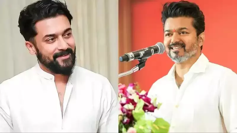 സുഹൃത്തിന്റെ യാത്ര ശുഭകരമാകട്ടെ ; വിജയ്ക്ക് ആശംസകളുമായി സൂര്യ