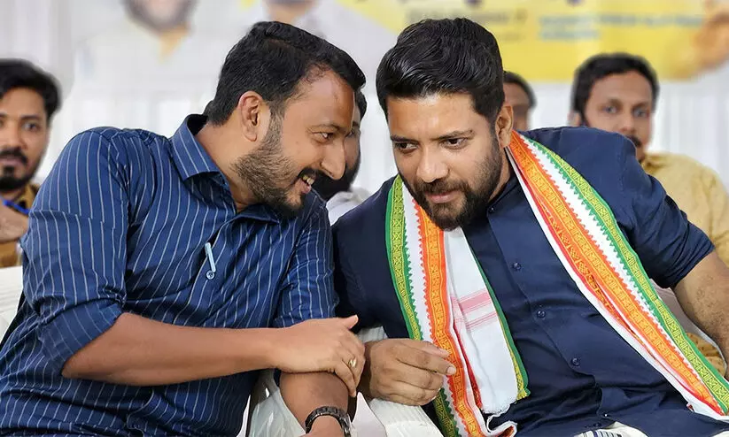 Rahul Mamkootathil, Shafi Parambil Rahul Mamkootathil, Shafi Parambil