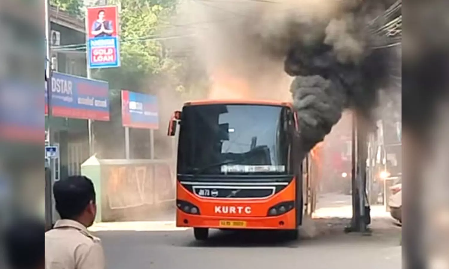 ksrtc fire 876876