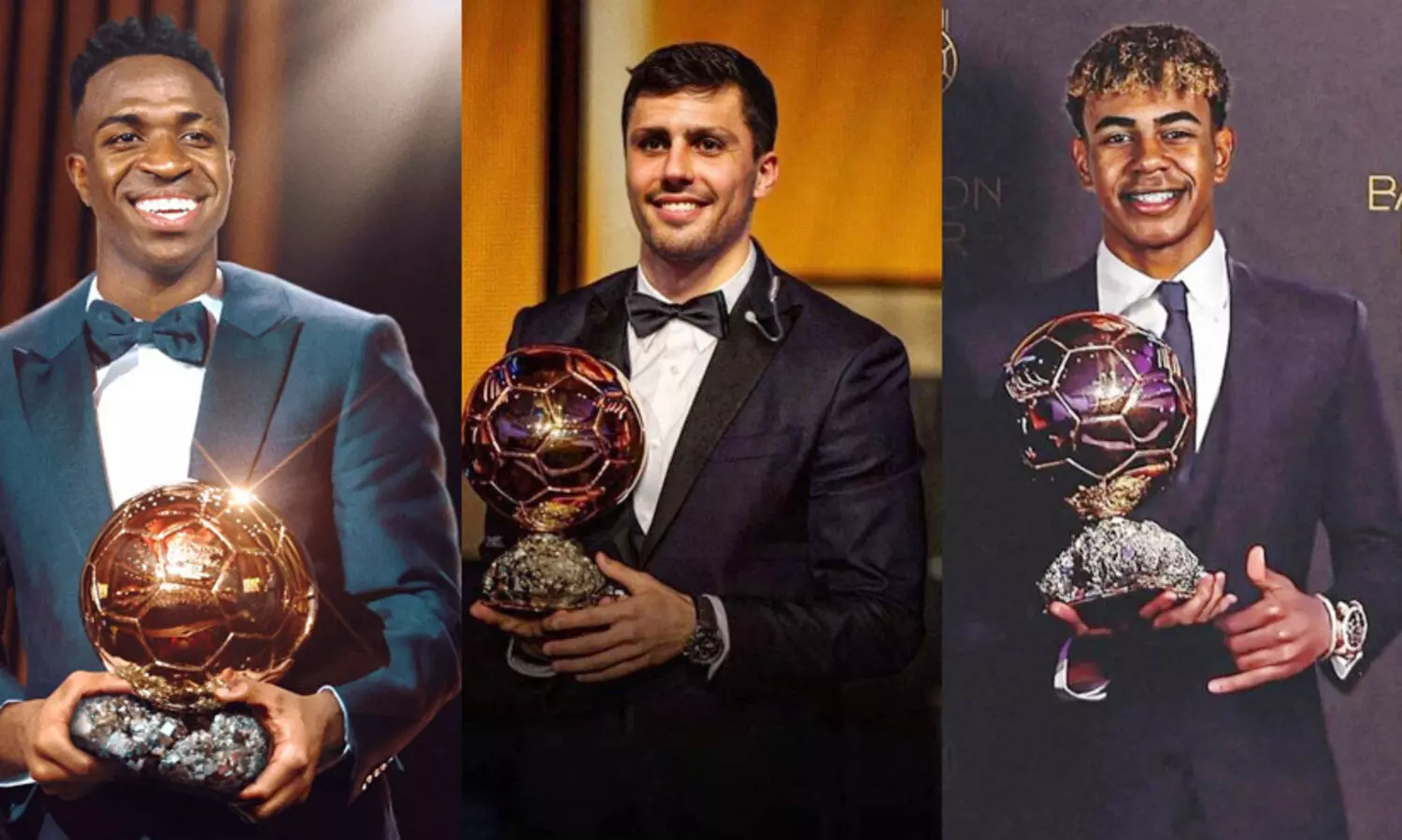 Vinicius Jr, Rodri, Lamin Yamal