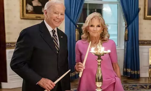 വൈറ്റ് ഹൗസിൽ അവസാന ദീപാവലി ആഘോഷത്തിനൊരുങ്ങി പ്രസിഡന്റ് ജോ ബൈഡൻ