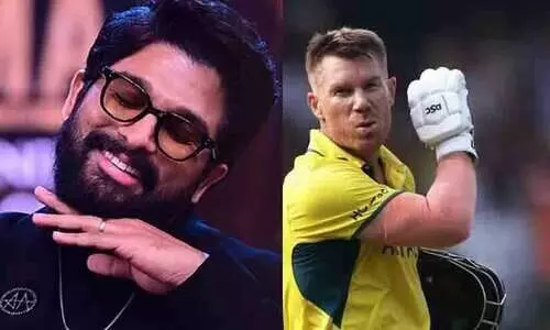 എന്‍റെ സഹോദരന് പിറന്നാൾ ആശംസകൾ; വാർണറിന് ആശംസകളുമായി അല്ലു അർജുൻ