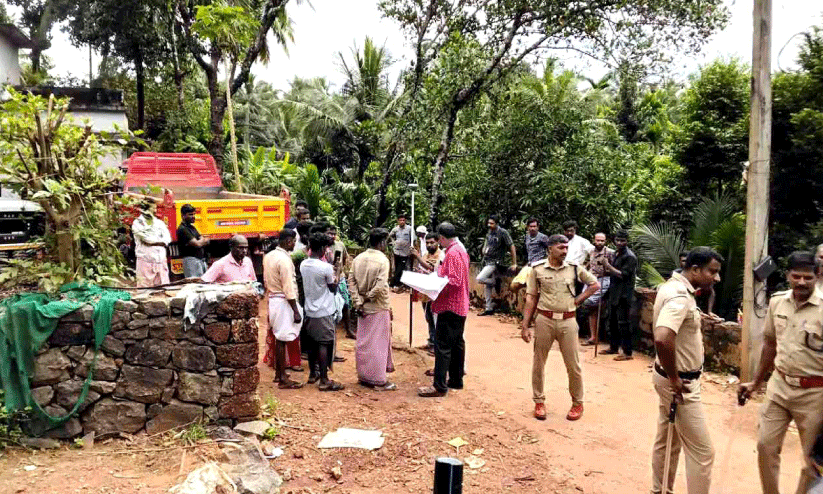 Road encroachment Road encroachment