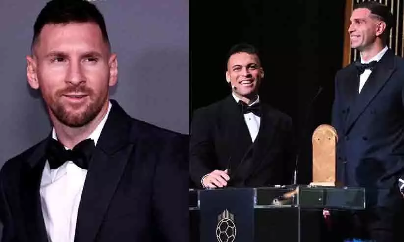 എല്ലാവർക്കും അഭിനന്ദനങ്ങൾ പ്രത്യേകിച്ചും എമിക്ക്; ബാലൺ ദ്യോർ വിജയികളെ അഭിനന്ദിച്ച് ലയണൽ മെസ്സി എല്ലാവർക്കും അഭിനന്ദനങ്ങൾ പ്രത്യേകിച്ചും എമിക്ക്; ബാലൺ ദ്യോർ വിജയികളെ അഭിനന്ദിച്ച് ലയണൽ മെസ്സി