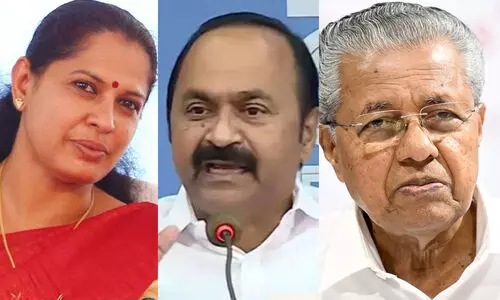 പി.പി ദിവ്യയെ പാര്ട്ടി ഗ്രാമത്തില് ഒളിപ്പിച്ചത് സി.പി.എം-വി.ഡി. സതീശൻ പി.പി ദിവ്യയെ പാര്ട്ടി ഗ്രാമത്തില് ഒളിപ്പിച്ചത് സി.പി.എം-വി.ഡി. സതീശൻ