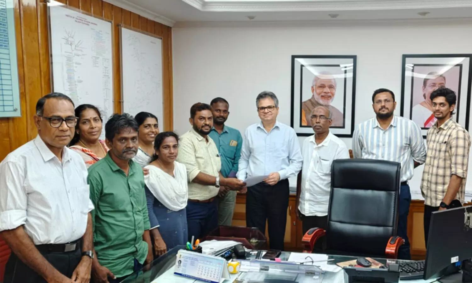 മലബാറിലെ ട്രെയിൻ യാത്രാ ദുരിതം: മാറ്റ്പ ഭാരവാഹികൾ ഡിവിഷണൽ റെയിൽവേ മാനേജർക്ക് നിവേദനം നൽകി