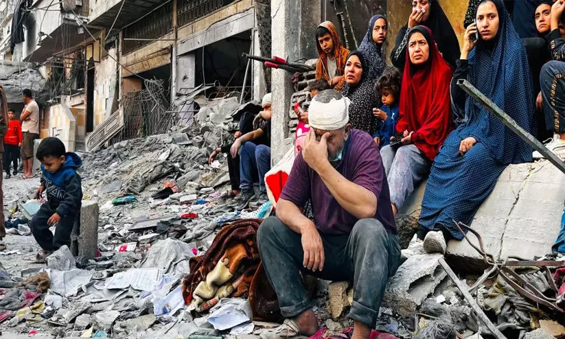 ദുരന്തനഗരമായി ഗസ്സയിലെ ബയ്ത് ലാഹിയ; ചൊവ്വാഴ്ച 110 പേരാണ് കൊല്ലപ്പെട്ടത് ദുരന്തനഗരമായി ഗസ്സയിലെ ബയ്ത് ലാഹിയ; ചൊവ്വാഴ്ച 110 പേരാണ് കൊല്ലപ്പെട്ടത്