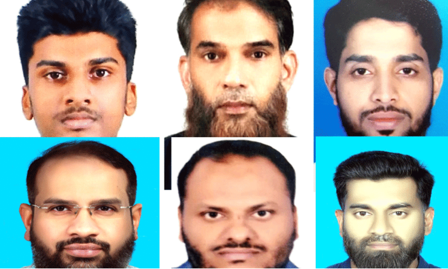 അ​ൻ​സാ​ൽ റ​ഹ്മാ​ൻ കെ.​കെ. യൂ​സു​ഫ് മുഹമ്മദ് ബാബു, അ​ബ്ദു​ൽ നാ​ഫി അ​ബ്ദു​ൽ മജീദ് അ​ബ്ദു​ൽ മുനീർ