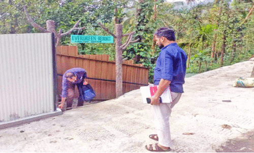 അനധികൃത റിസോർട്ടുകൾ കണ്ടെത്താൻ പരിശോധന