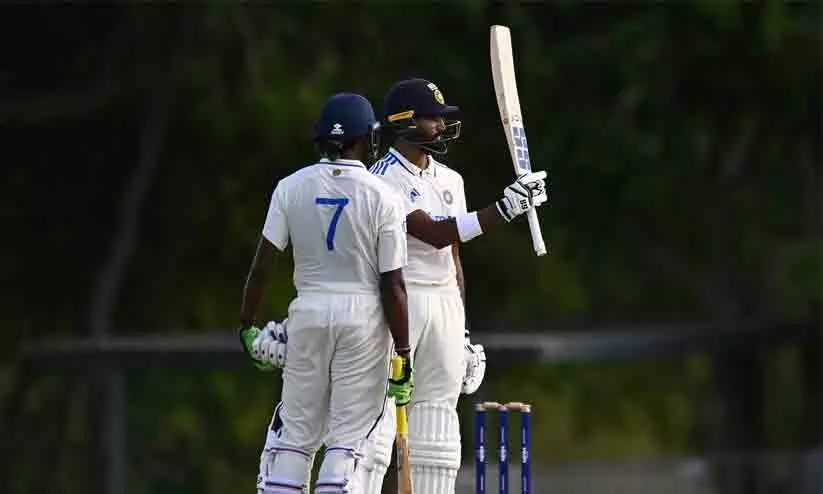 ഇന്ത്യ എ ഉയിർത്തെഴുന്നേൽക്കുന്നു; സായ് സുദർശനും ദേവ്ദത്ത് പടിക്കലിനും അർധസെഞ്ച്വറി