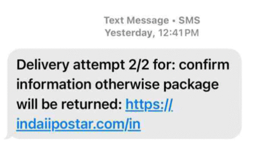 തപാൽ വകുപ്പെന്ന വ്യാജേനയും സൈബർ തട്ടിപ്പ്