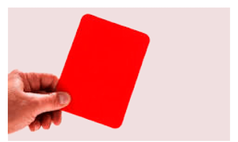 red card