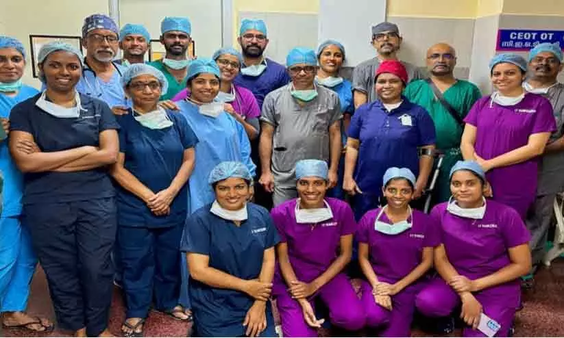 ഏഴാമത്തെ കരള് മാറ്റിവയ്ക്കല് ശസ്ത്രക്രിയ നടത്തി കോട്ടയം മെഡിക്കല് കോളജ് ഏഴാമത്തെ കരള് മാറ്റിവയ്ക്കല് ശസ്ത്രക്രിയ നടത്തി കോട്ടയം മെഡിക്കല് കോളജ്