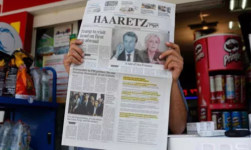 ഫലസ്തീനികളെ സ്വാതന്ത്ര്യ സമരസേനാനികളെന്ന് വിളിച്ച പത്രത്തിനെതിരെ നടപടിയുമായി ഇസ്രായേൽ