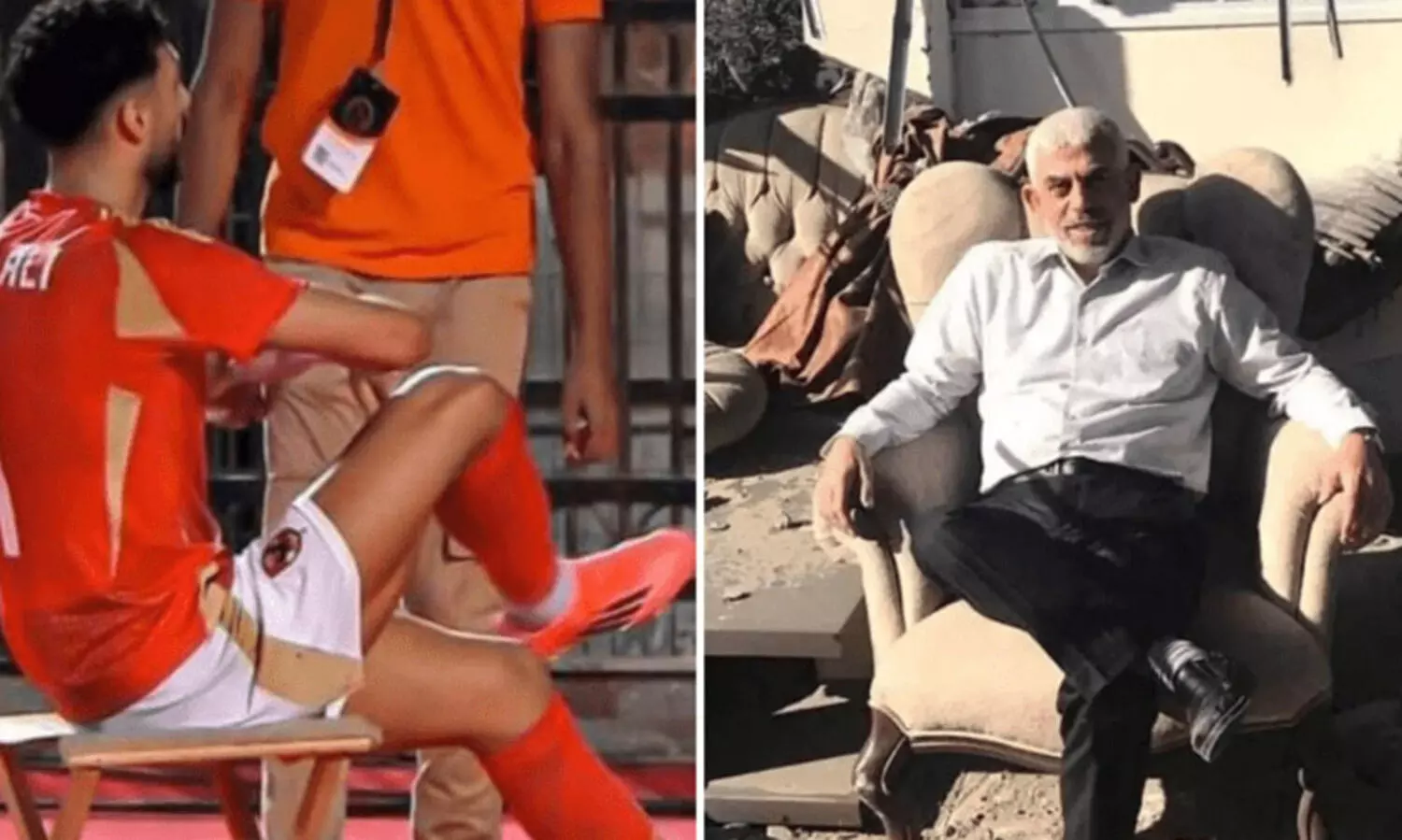 യഹ്‌യ സിന്‍വാറിന്റെ ‘സ്റ്റൈലിൽ’ ഗോൾനേട്ടം ആഘോഷിച്ച് ഫലസ്തീൻ താരം