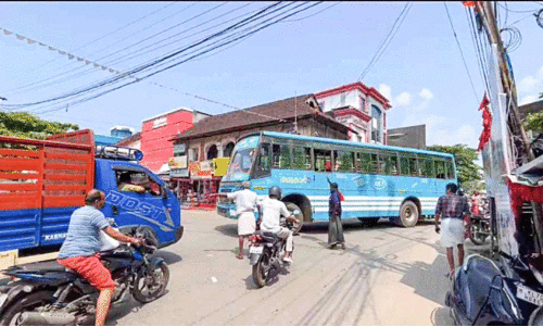traffic jam in kollengode