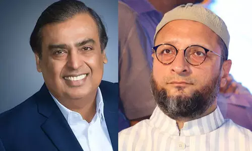 മുകേഷ് അംബാനിയുടെ വീട് വഖഫ് ഭൂമി​യിലെന്ന് ഉവൈസി