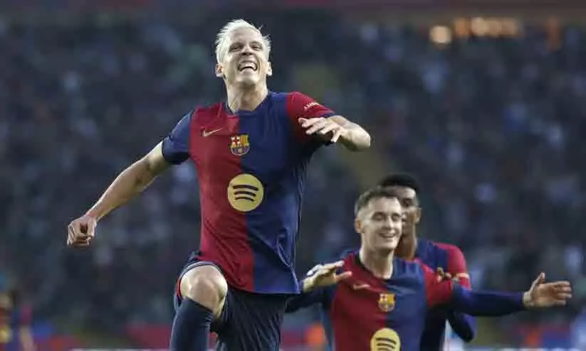 ഡബ്ളടിച്ച് ഒൽമോ; വിജയ കുതിപ്പ് തുടർന്ന് ബാഴ്സലോണ