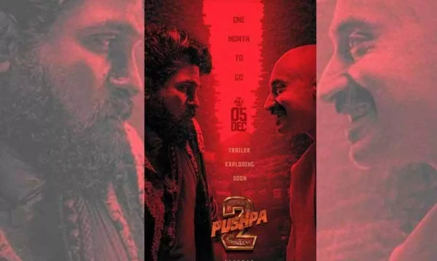 Allu Arjun and Fahadh Faasil Movie Pushpa 2 new poster out