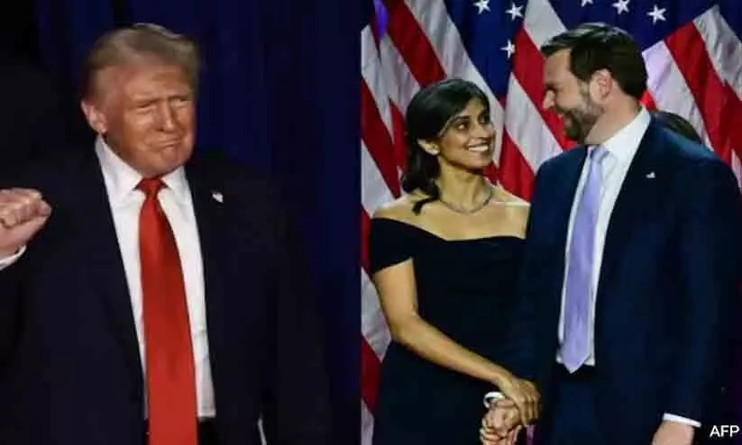 Donald Trump congratulate US Vice President elect JD Vance Donald Trump congratulate US Vice President elect JD Vance